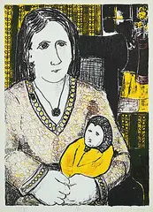 John Harold Thomas Snow, Olga #3/30, 1970, colour lithograph on paper