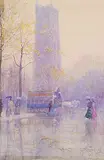 Frederic Marlett Bell-Smith, London Street in the Rain