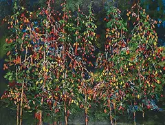 Errol Brimacombe, Tangled Forest, oil on canvas