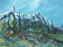 Errol Brimacombe, Slesse, oil on canvas