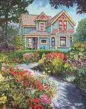 John H. Burrow, Peninsula Cottage, acrylic on canvas