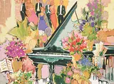 Claudette Castonguay, The Piano Festival, 2008, acrylic on canvas