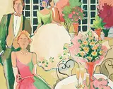 Claudette Castonguay, Coktail du Vendredi Chez Marie-Louise, 1999, oil on canvas