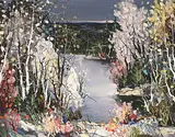 Tinyan Chan, Spring Splendour, oil on canvas
