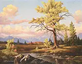 Duncan MacKinnon Crockford, Untitled - Stream in the Foothills