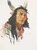 Nicholas Raphael de Grandmaison, Saddleback Cree from Hobbema
