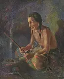 Nicholas Raphael de Grandmaison, Medicine Man, Brockett, Alberta