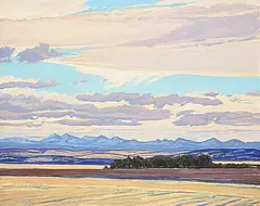 William Duma, Cloud Formation, oil on canvas