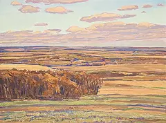 William Duma, Looking East, 1985, oil on canvas