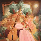 Francine Gravel, Midsummer Nocturne, 1999, oil on canvas