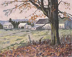Gaston Rebry, Fin d'Automne, 1980, oil on canvas