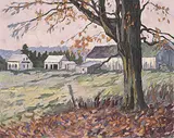 Gaston Rebry, Fin d'Automne, 1980, oil on canvas