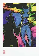 Leonard Cohen, Woman and Horse #4/100, 2008, digital print on paper