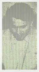 Christopher Cran, Green Man #44/45, 1990, colour silkscreen on paper