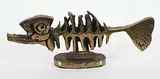 Roy Leadbeater, The Fish, bronze sculpture