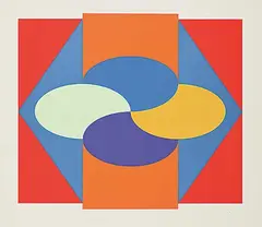 Roy Kiyooka, No. 2 Osaka #10/50, 1971, colour silkscreen on paper