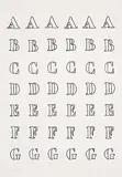 Piero Manzoni, Alfabeto [Nero] #28/60, 1958, photolithographic reproduction on paper
