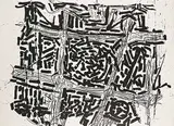 Jean Paul Riopelle, Suite Fancy #29/30, 1972, lithograph on paper