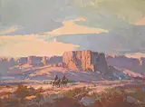 Jack Elmo King, Untitled - Sunset on the Range