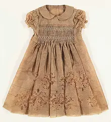Untitled - Dress #3 by Norah Deacon, 2006, dyed tissue paper and thread, sold Apr 2024