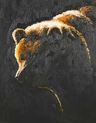 Fabienne Leydecker, Night Patrol, oil on canvas
