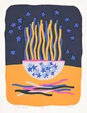 Katie von der Ohe, Janet's Crown #A/P, 2001, colour silkscreen on paper