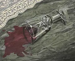 Daniel Plante, Coupe de Vin, 1990, oil on canvas