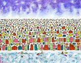 Ferdinando Nichola Spina, Big Inuit Town, 2009, acrylic on canvas