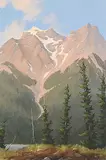 Karl E. Wood, Chancellor Peak, oil on canvas