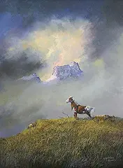 Milton Achtimichuk, Untitled - Wind's Embrace, 1999, oil on canvas
