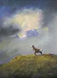 Milton Achtimichuk, Untitled - Wind's Embrace, 1999, oil on canvas