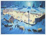William Roy Brownridge, The Night the Light Came on #13/39 AP, digital print on paper
