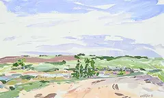 Ken Christopher, South of Stettler, 1981, oil on canvas
