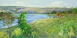 Louise Cook, River Hinge, 2013, oil on wood board