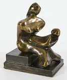 Jean-Guy Dallaire, Seated Figure Looking at Child #1/7