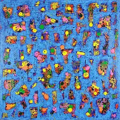 Heather Dunn, Colours of India II, 2011, oil on wood board