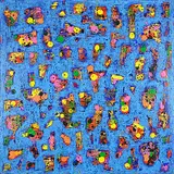 Heather Dunn, Colours of India II, 2011, oil on wood board