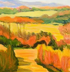 Kathy Hale, Untitled - Autumn View, oil on canvas