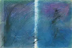 Mark Joslin, Self Portrait, 1981, pastel on paper
