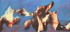 Joseph Kadar, Passing, mixed media on wood panel