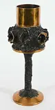 Roy Leadbeater, Untitled - Organic Form Candle Holder, bronze scultpure