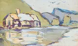Florence Helena McGillivray, Untitled - Reflections of Home, gouache and crayon on paper