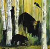 Nancy Mitchell, Mystic Forest, oil on canvas