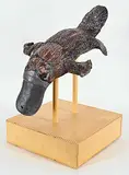 Jennifer Obst, Untitled - Mr. Platypus, painted ceramic sculpture