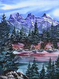 Louise Olinger, The Three Sisters, 2008, watercolour on paper
