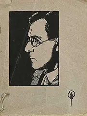 Walter J. Phillips, Self Portrait, 1922, wood engraving on paper