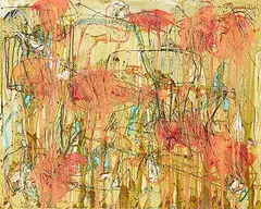 Tim Rechner, Untitled - Stage Fright, oil on canvas