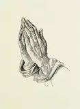 Carl Schaefer, Hands, ink on paper