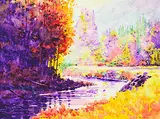 Keith Thomson, Coleman True Light, watercolour on paper