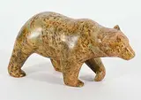 Greg Tomkins, Spots, green and brown stone carving